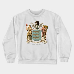 1876 New Jersey Coat of Arms Crewneck Sweatshirt